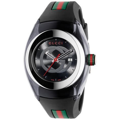 gucci silicone sport watch|Gucci men's watches on sale.